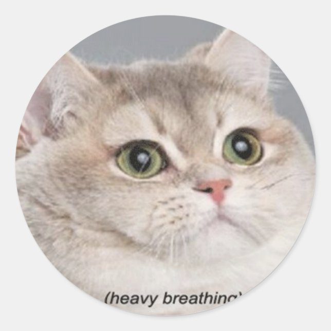 Adesivo Redondo *respiração intensa* (Frente)