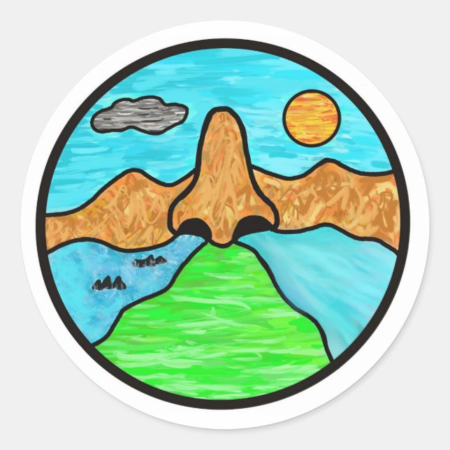 Adesivo Redondo respirar (Frente)