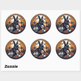 Adesivo Redondo Ressurreição Gótica