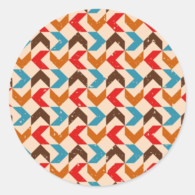 Adesivo Redondo Retro (Frente)