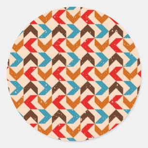 Adesivo Redondo Retro