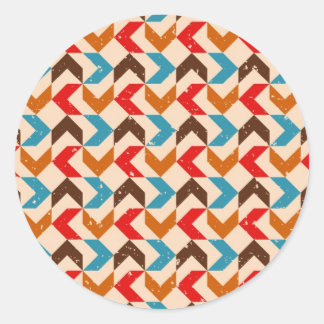 Adesivo Redondo Retro