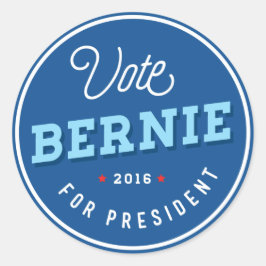 Adesivo Redondo Retro Bernie