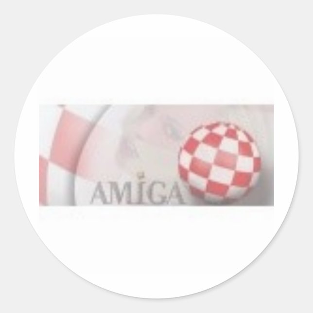 Adesivo Redondo retro da amiga (Frente)