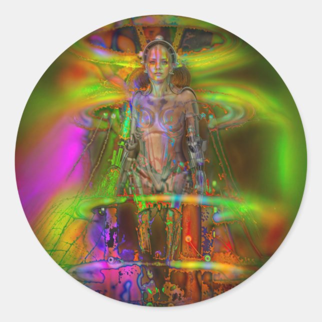 ADESIVO REDONDO RETRO METROPOLIS EM MUG (Frente)