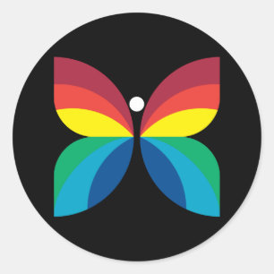 Adesivo Redondo Retroativo 1966-1974