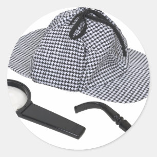 Adesivo Redondo RetroDetetiveTools050110