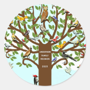 Adesivo Redondo Reunião Familiar