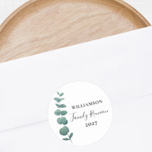 Reunião Moderna da Família Eucalyptus Elegante