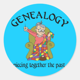 Adesivo Redondo Reunindo o passado