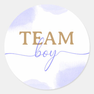 Adesivo Redondo Revisão do Gênero do Script Dourado  de Cor de Águ