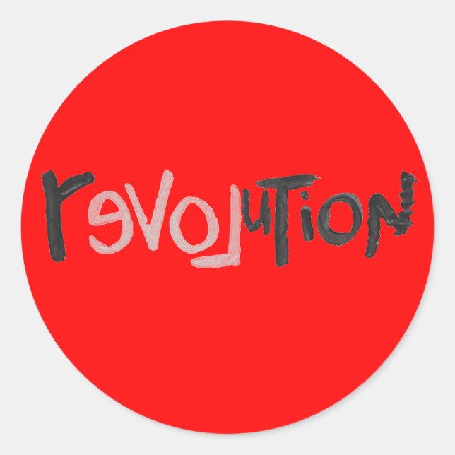 Adesivo Redondo Revolução - Anti-Social (Frente)