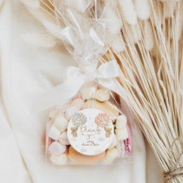 Adesivo Redondo Revolução de Gênero Obrigado