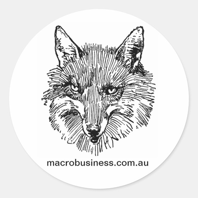 Adesivo Redondo Reynard Sticker com Link (Frente)