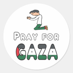 Adesivo Redondo Reze por Gaza