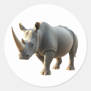Adesivo Redondo Rhino Stickers