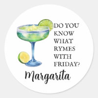 Rhymes com a sexta-feira Margarita