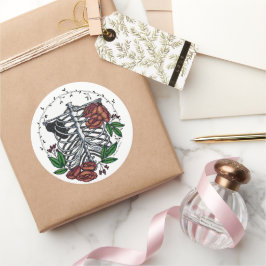 Adesivo Redondo Ribes Florais