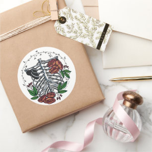 Adesivo Redondo Ribes Florais