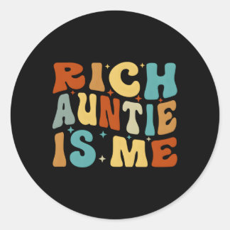 Adesivo Redondo Rich Tuntie é minha família de férias de graças