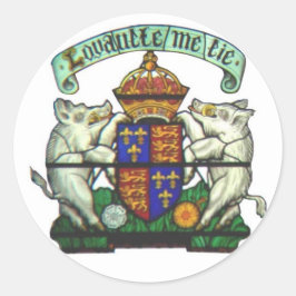 Adesivo Redondo Richard III Motto Sticker