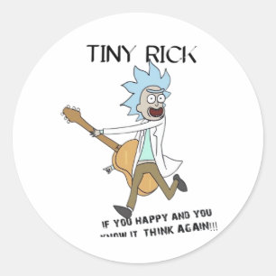 Adesivo Redondo Rick pequeno clássico