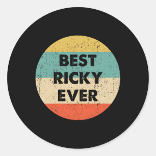 Adesivo Redondo Ricky Name