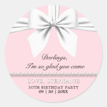 Rico Rosa Elegante Tiffany Aniversário Obrigado