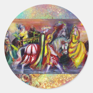 ADESIVO REDONDO RIDERS NA NOITE