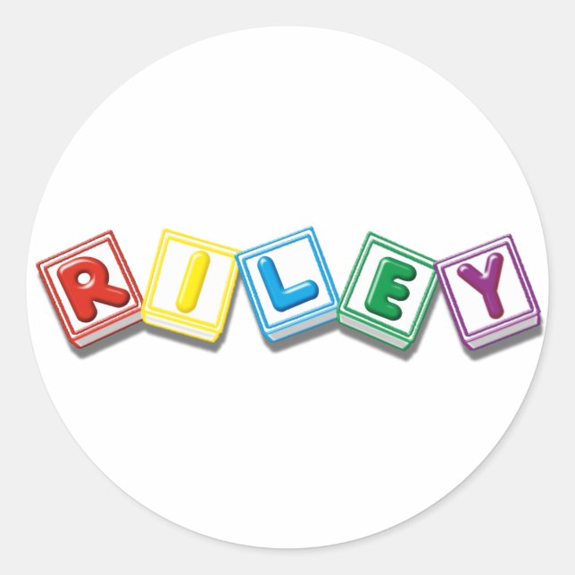 Adesivo Redondo Riley (Frente)