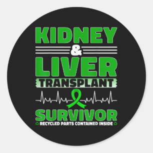 Adesivo Redondo Rim &amp; Sobrevivência Hepática do Transplante He