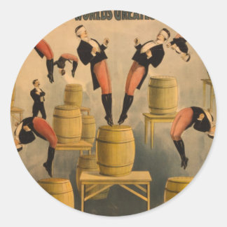 Adesivo Redondo Ringling Bros. Rios Raschetta.