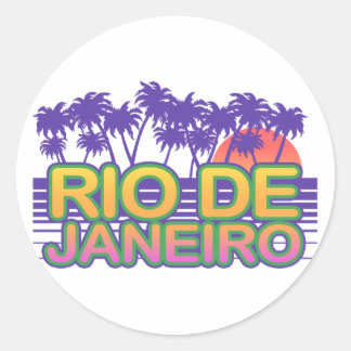 Adesivo Redondo Rio De Janeiro
