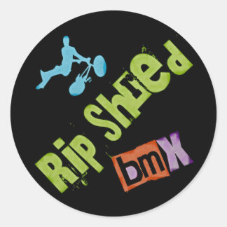 Adesivo Redondo Rip Shred BMX