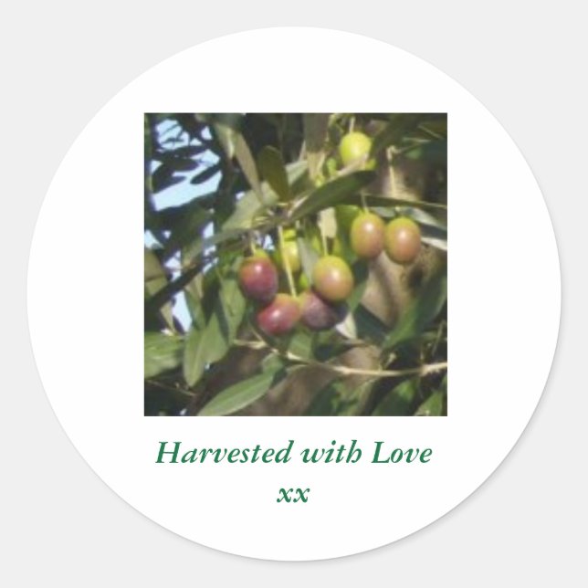 Adesivo Redondo Ripe Olives (Frente)