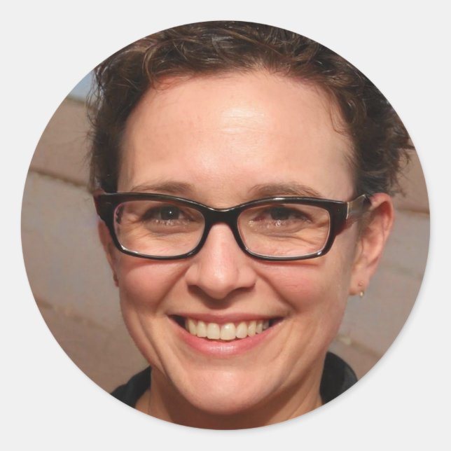 Adesivo Redondo Rise e Brilho (Frente)