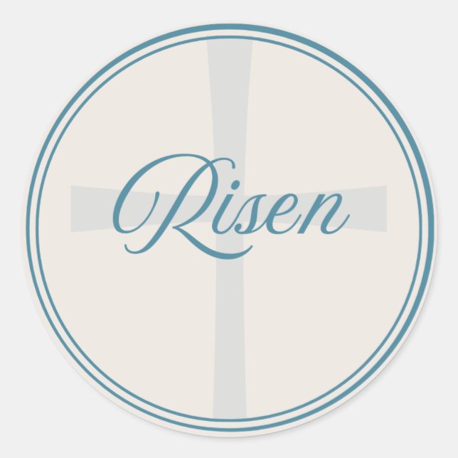 Adesivo Redondo Riser Cruzado - Selo Inverso Grande (Frente)