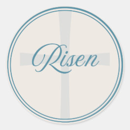 Adesivo Redondo Riser Cruzado - Selo Inverso Grande