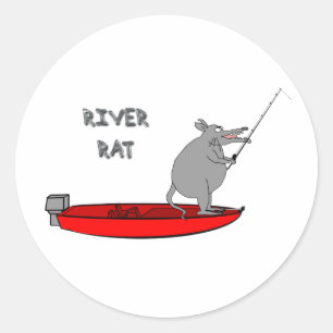 Adesivo Redondo river rat