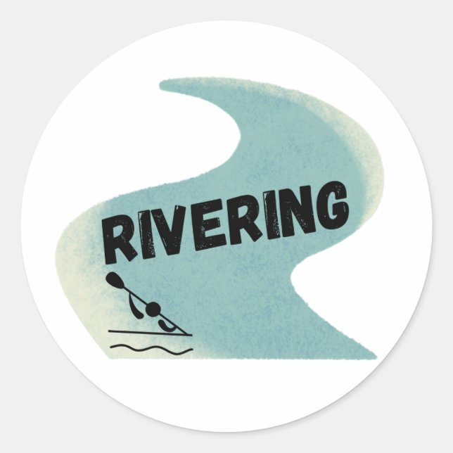 Adesivo Redondo Rivering Sticker (Frente)