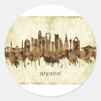 Adesivo Redondo Riyadh Arábia Saudita