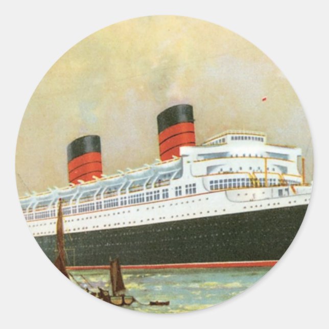 Adesivo Redondo RMS Mauretainia (Frente)