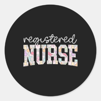 Adesivo Redondo Rn Nurse Easter Day Registered Nurse Nursing Schoo