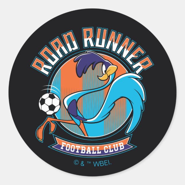 Adesivo Redondo ROAD RUNNER™ Football Club Badge (Frente)