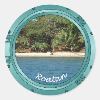 Adesivo Redondo Roatan Porthole