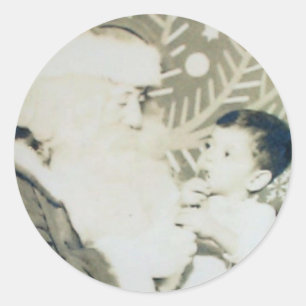 Adesivo Redondo robert & papai noel