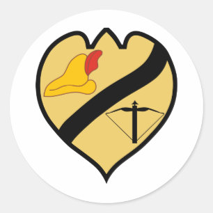 Adesivo Redondo Robinhoods 173rd AHC