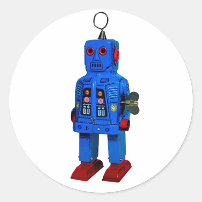ADESIVO REDONDO ROBOT STICKER (Frente)