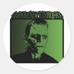 Adesivo Redondo Rocha de Frankenstein!