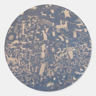 Adesivo Redondo Rocha de Newpaper